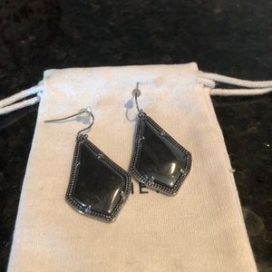 Kendra Scott Gunmetal earrings